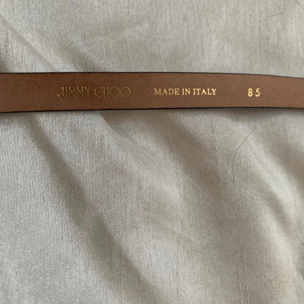 Jimmy Choo Purple Skinny Belt sz 85